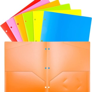 Amazon's Best-Selling A4 Folder, 3-Hole Plastic Waterproof Storage Book, Double-Mouth File Bag, Office Document File Bag