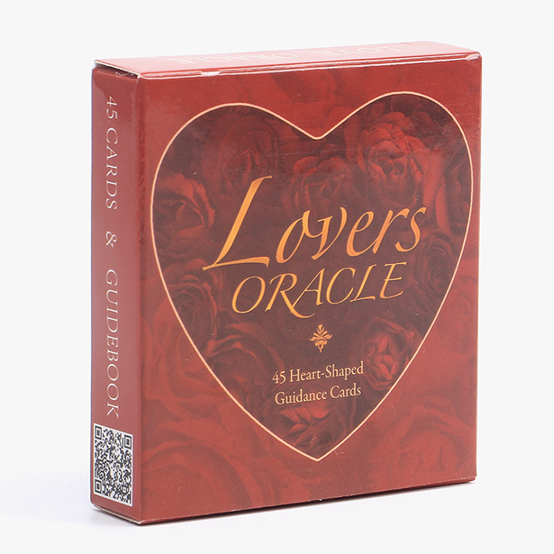 Lovers Couple Oracle Tarot Heart-shaped Cards_voghion.com