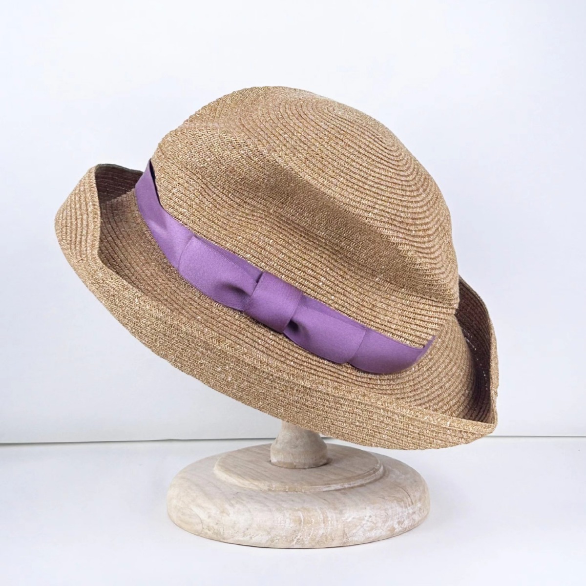 Summer Series Color-Blocking New Arrival Sun Protection Unregular Minimalist Literary Foldable Sun Hat Fisherman Hat