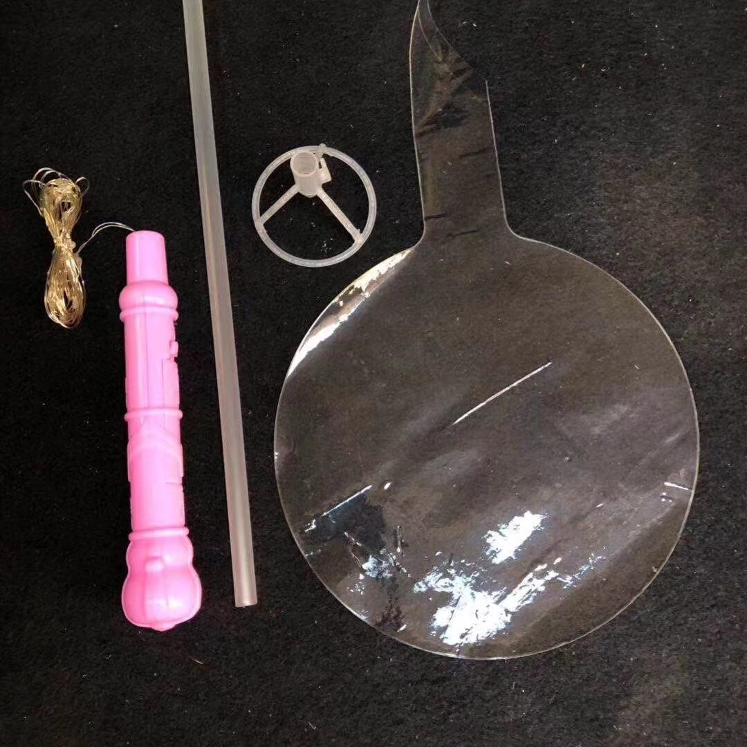 Bola de onda de 18 pulgadas 36 pulgadas 24 pulgadas transparente luminosa celebridad de Internet Xizi globo cuadrado decoración iluminación LED