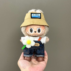 衣類のみ 17cm ラブブ labubu 第一世代、第二世代、第三世代パーティー春ワイルドイノイノペンキ人形ペンダントベビー服セット