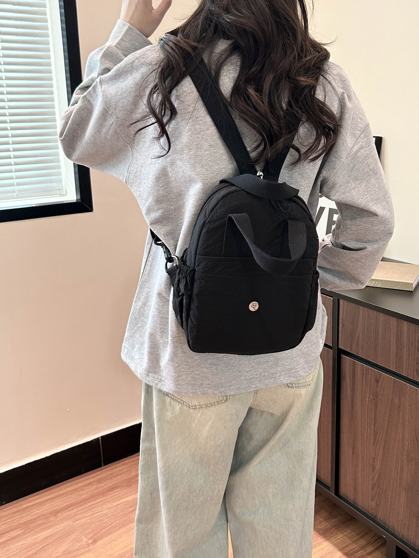 Cross-Border New Ultra-Light Puff Series Shoulder Bag, Fashionable and Simple, Multiple Carrying Styles, Casual and Versatile Chest Bag and Backpack