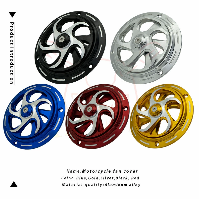 Подходит для Vespa Sprint Spring 150, модифицированная крышка вентилятора из алюминиевого сплава с ЧПУ, крышка лопасти вентилятора, модель лезвия