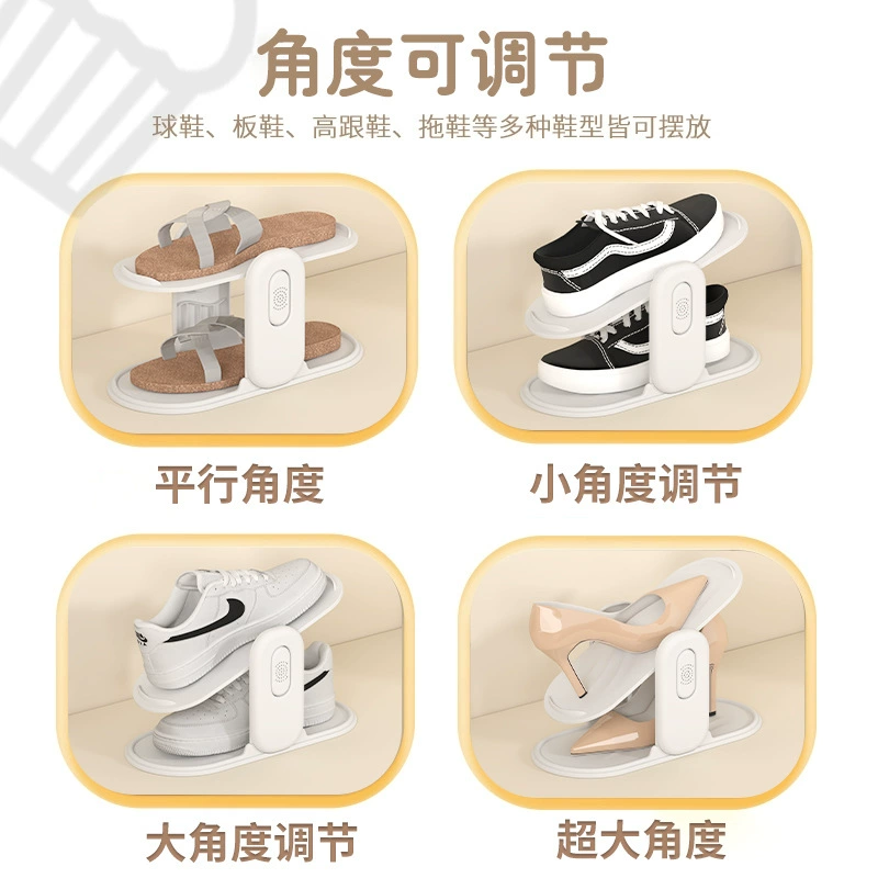 Shelf Rack Shoe Cabinet Shoe Rack Two-tier Dorm from Yomiego