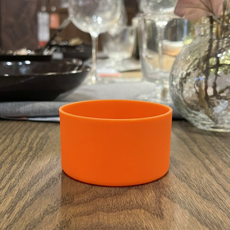 Cubierta de taza de aislamiento de 9cm10cm, posavasos de silicona, cubierta de taza escolar, cubierta antideslizante de Kulomi, linda