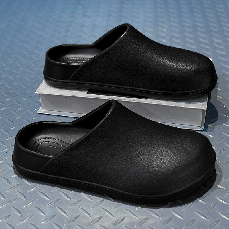 Beicai 2024 Summer New Style Dad Shoes Style Men's Solid Color Clogs Eva Non-Slip Thick-Soled Slippers Beicai 2024 Summer New Style Dad Shoes Style Men's Solid Color Clogs Eva Non-Slip Thick-Soled Slippers
