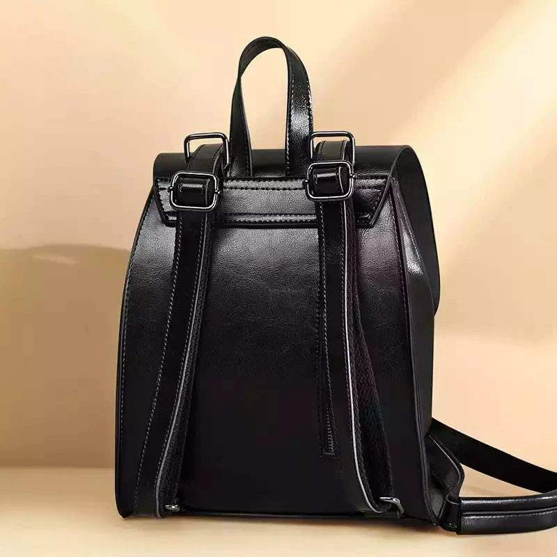 Retro backpack, shoulder bag, one-shoulder bag, genuine leather