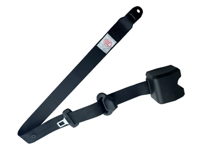 Car seat belt retractable three-point driving seat