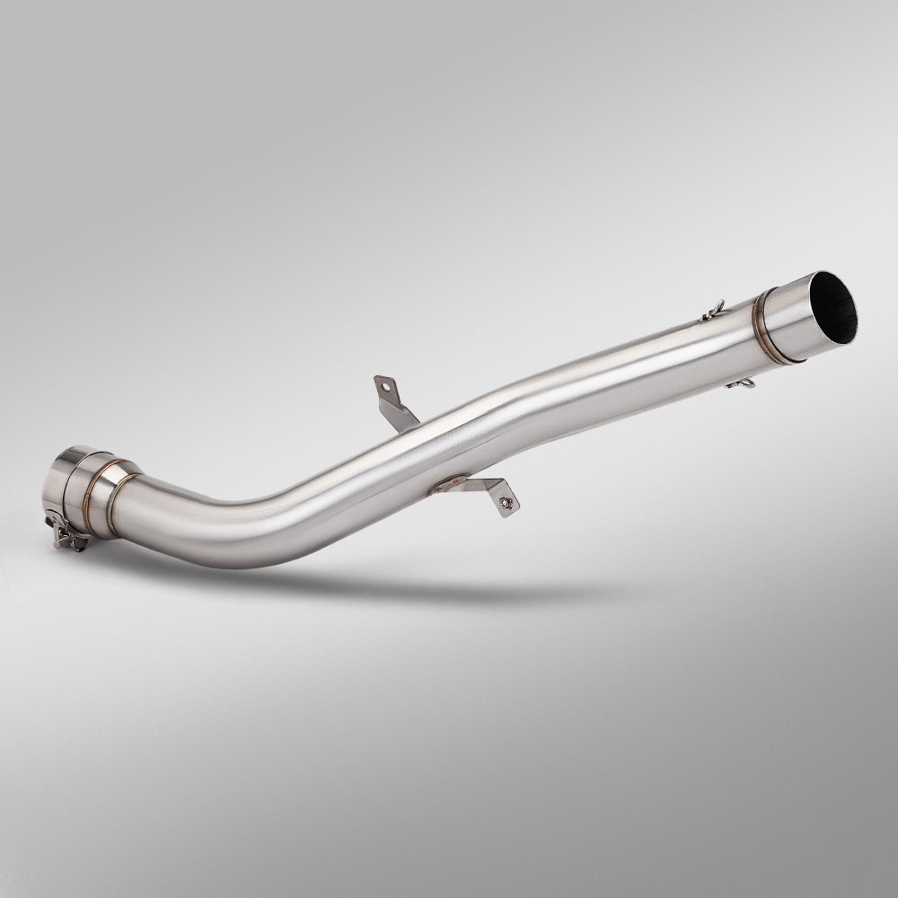 Motorcycle ZX820RR exhaust pipe suitable for Zhangxue 820RR, stainless steel drumless middle section, original factory interface
