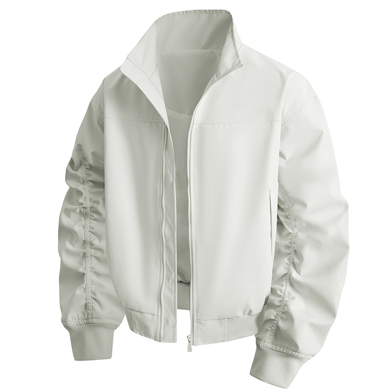 Chaqueta transfronteriza de tamaño grande para hombres primavera y otoño ropa casual europea y americana tendencia de hombre suelta delgada chaqueta de carga al aire libre