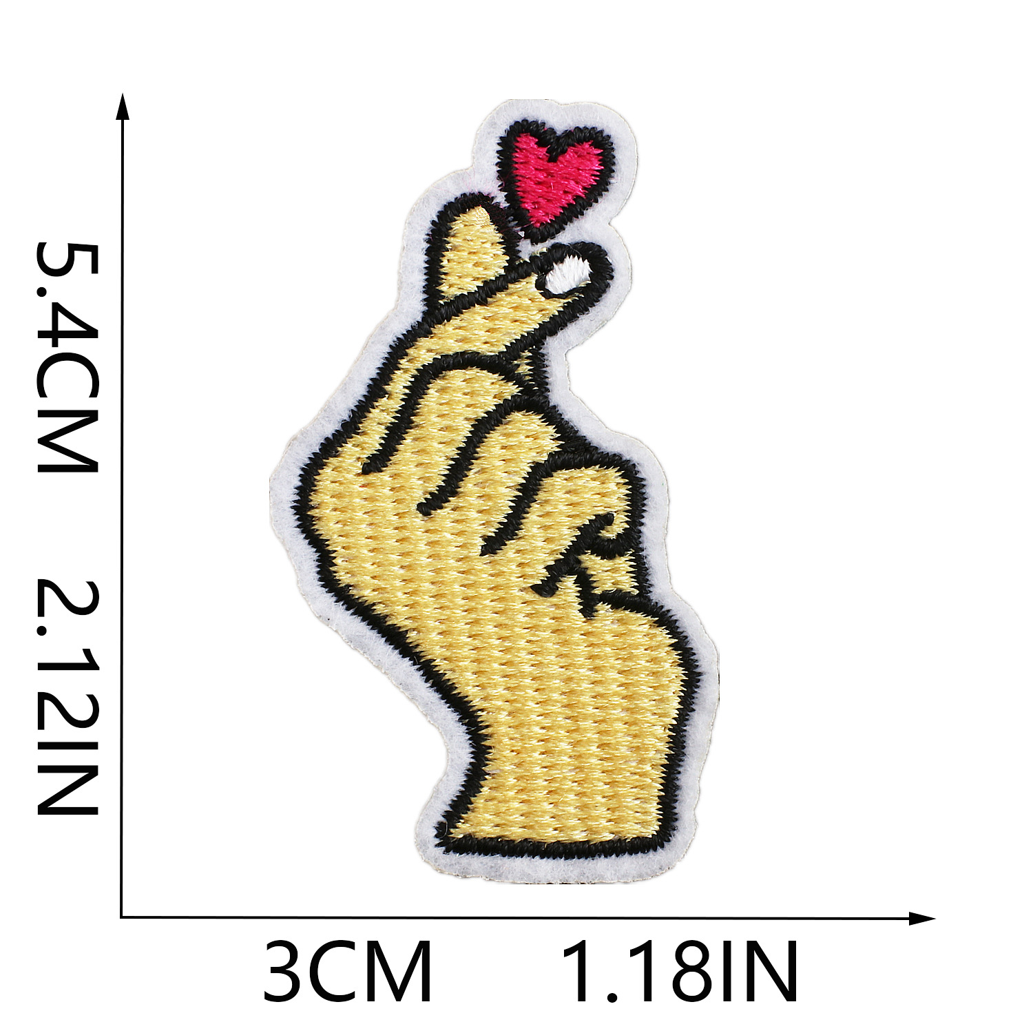 3g Weight Clothing Sticker Patches Classification 1 Piece Quantity Dacron thread Material Letter, Heart Shape Pattern Elegant, Cute, Simple Style Style 1 Piece Elegant Cute Simple Style Letter Heart Shape Dacron Thread Clothing Sticker Patches 17