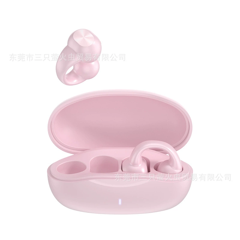 [跨境爆款现货一件贴标代发CErosh资质齐全三码一体夹耳式蓝牙耳机]