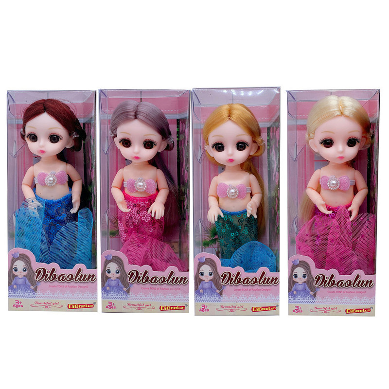6 Inch Princess 13 Activity Joint Cute Mini Mermaid Doll Children Play House Girl Toy Accessories 6 Inch Princess 13 Activity Joint Cute Mini Mermaid Doll Children Play House Girl Toy Accessories