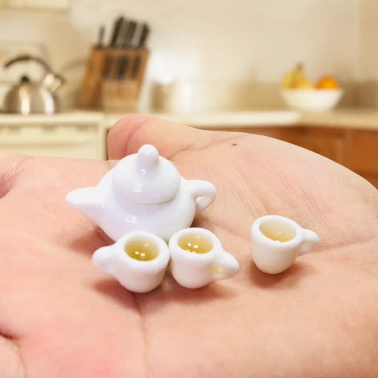 1:12dollhouse ģ�ͷ�������ʳ�泡���辰������������մɲ��