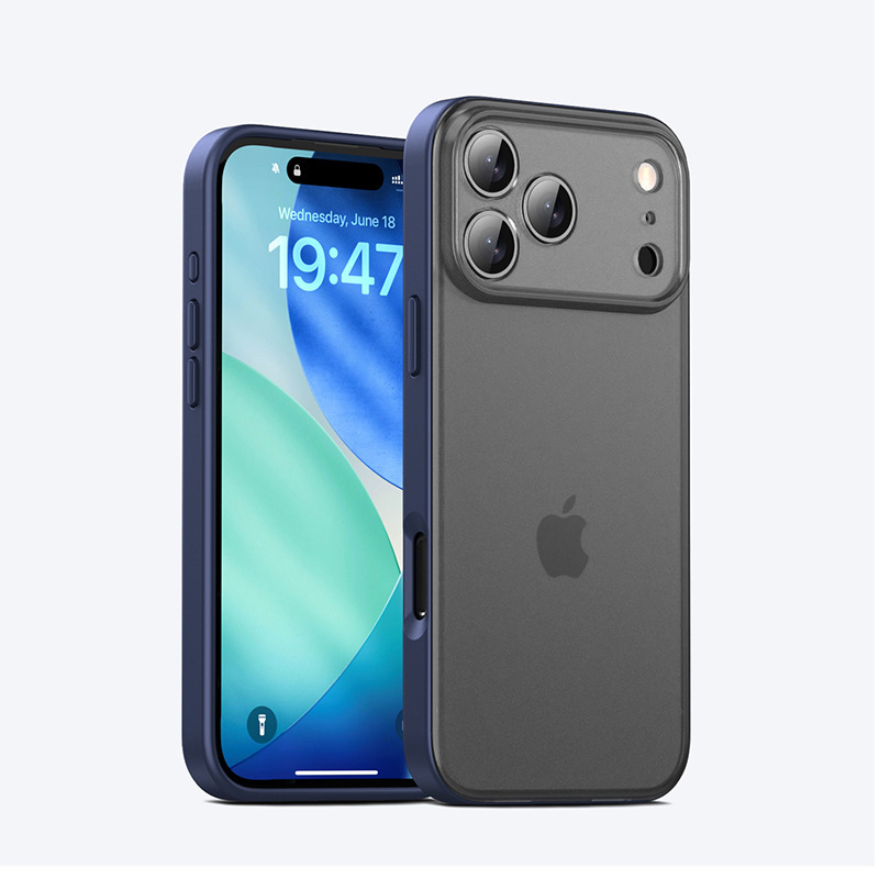 适用苹果17promax手机壳磨砂精孔iphone17pro保护套加厚防摔17壳|undefined