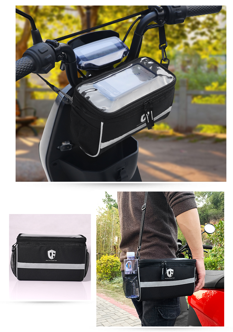 Fujian Super Mavericks Electric Scooter Handlebar Bag, Bicycle Handlebar Bag, Storage Bag, Electric Bike Charger, Raincoat Storage Pouch
