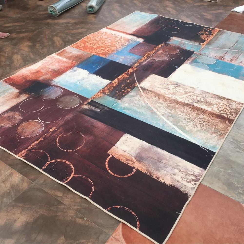 Alfombra nórdica, tapete para la sala de estar, alfombra de fácil cuidado para el hogar, tapete para sofá y mesita de noche, alfombra grande para dormitorio que cubre toda la superficie.