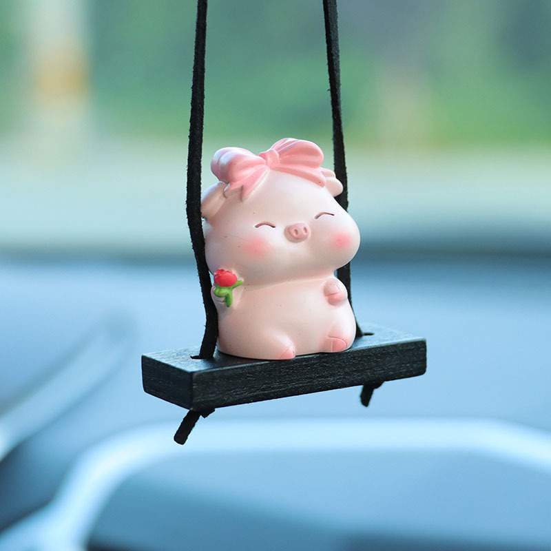 Cross-border e-commerce for creative piggy car interior pendants car ornaments car pendants decorative pendants