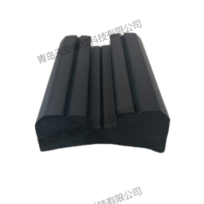 橡胶防撞条 胶块垫块 仓库码头护舷块 卸货止退器 可来图制定