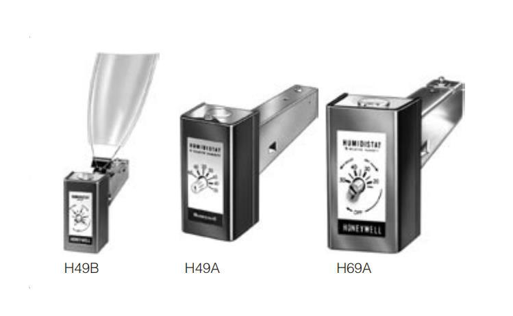 Honeywell霍尼韦尔H49A,H49B,H49X,H69A湿度控制器