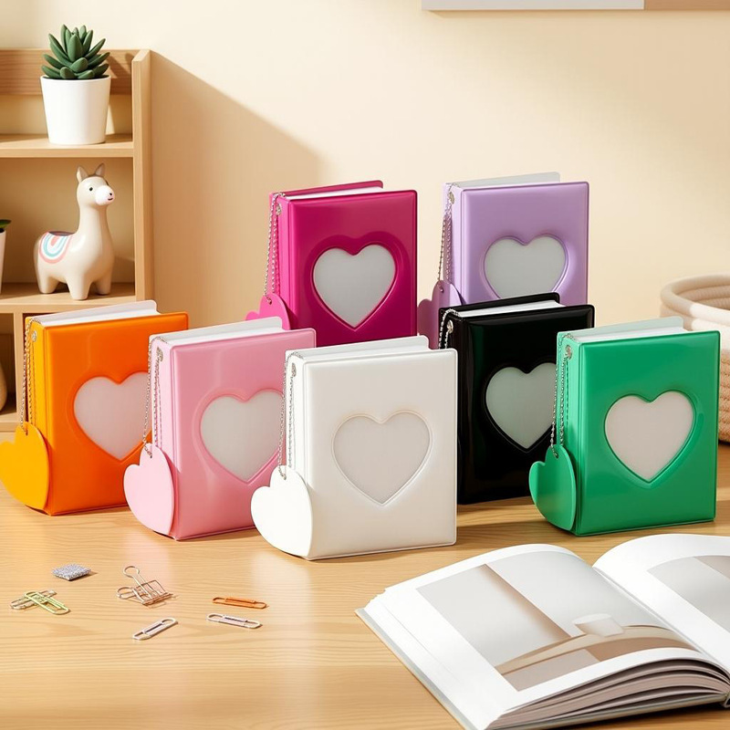 Manni Color Mirror Pp Mini Instant Camera 3inch Photo Album Celebrity Photocard Movie Ticket Business Card Storage Collection