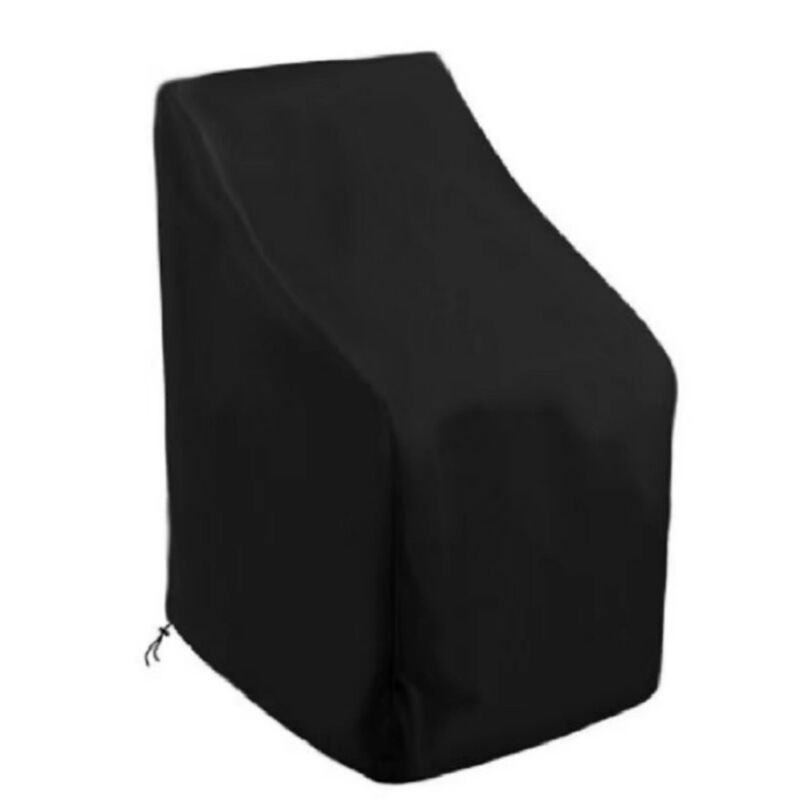 Outdoor Garden Backrest Chair Cover Stacked Chair Protective Cover Waterproof Sun Protection Dustproof Open-Air Furniture Cover Cross-Border Hot Selling