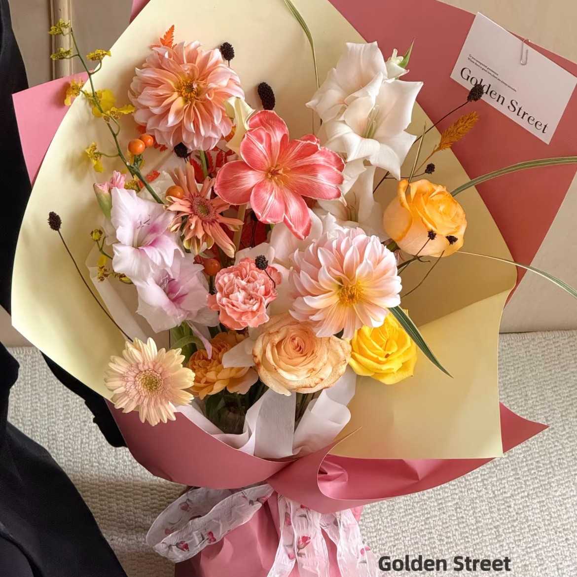 LiZhiRan nuevo engrosado color sólido impermeable papel de embalaje de flores 7.5 papel de ramo de seda papel de embalaje