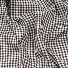 黑白格子全涤口袋布西装校服内衬西裤兜布口袋布包边布涤棉格子布