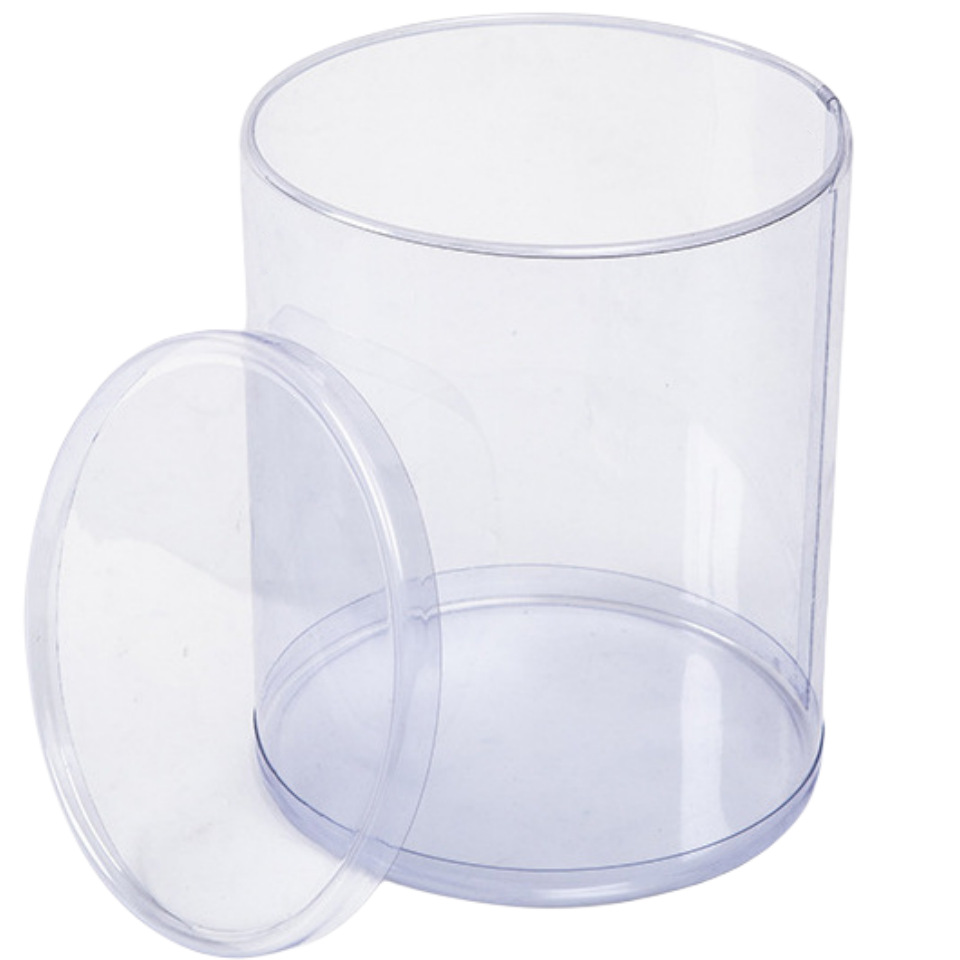 定制pvc圆筒透明食品胶盒pp印刷圆桶包装盒pet圆形透明蛋糕盒定做