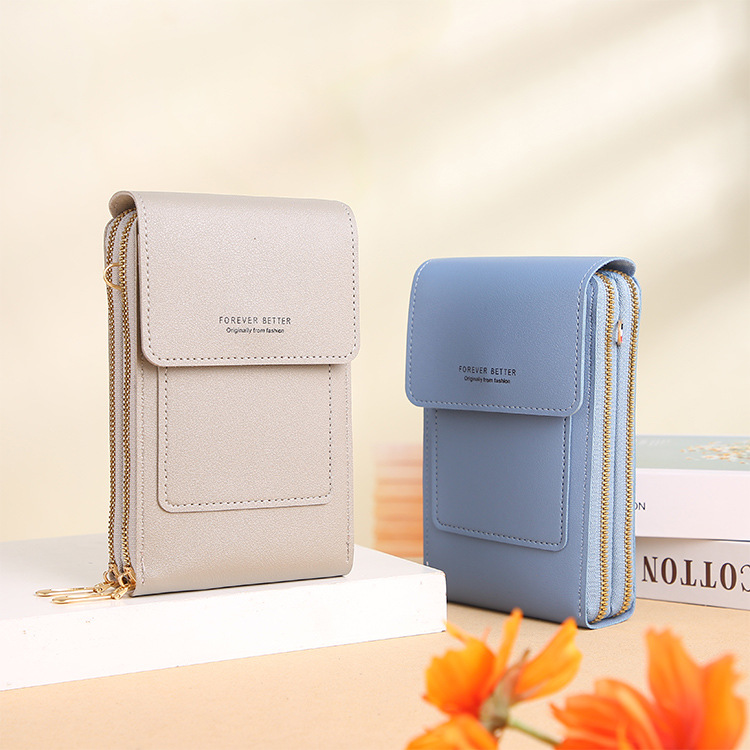 All Seasons Season Women'S Gender Classic Style Style Square Shape Women's All Seasons Pu Leather Classic Style Phone Wallet