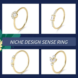 莫桑钻;K金手饰;戒指