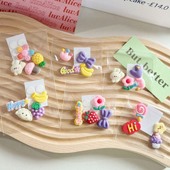 Wholesale direct selling creative new cartoon series cute DIY 3D sticker accessories material pack sticker cartoon sticker