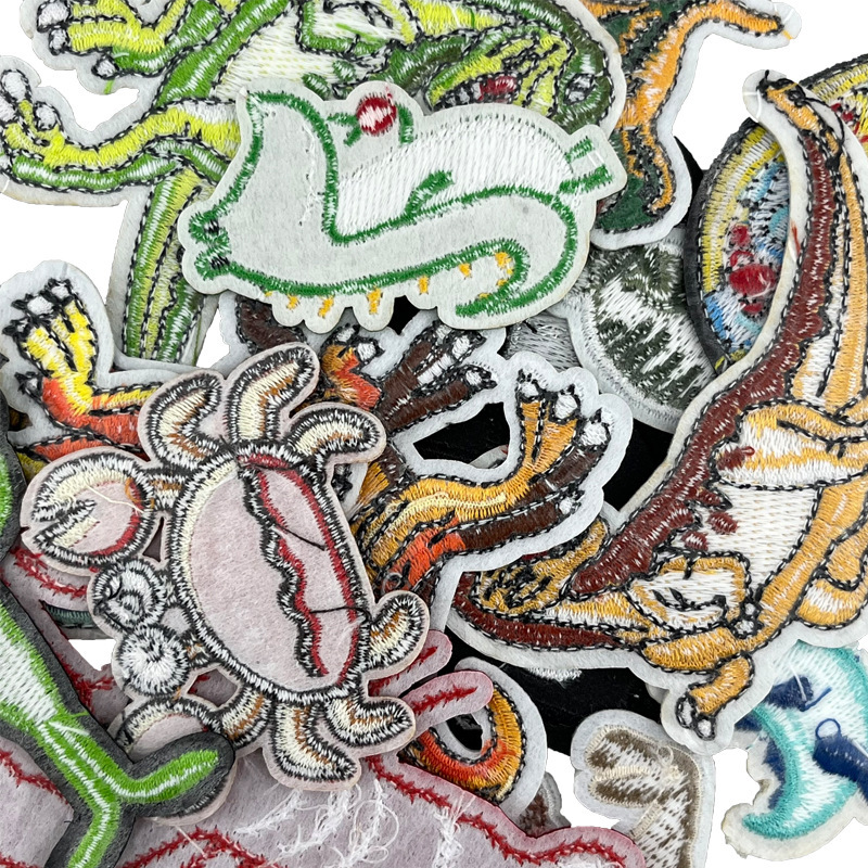 侏罗纪恐龙款服饰补丁布贴厂家现货批发电脑刺绣花标服装饰品辅料|undefined