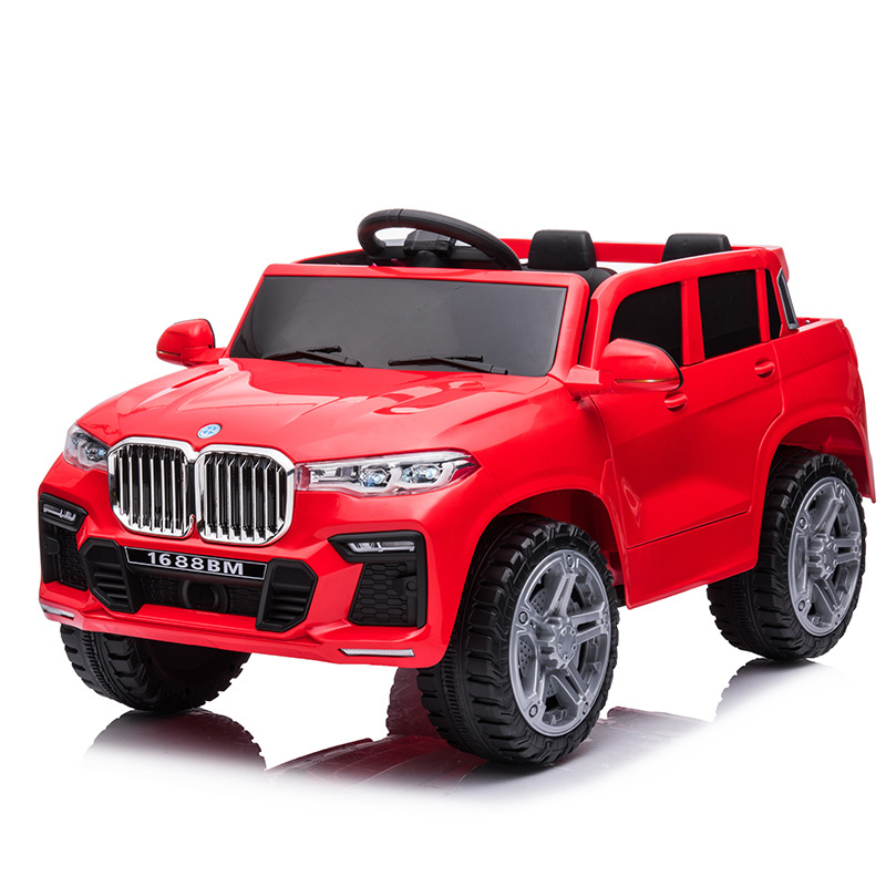 Pickup para niños, coche eléctrico de control remoto para niños, bicicleta eléctrica de cuatro ruedas para sentarse