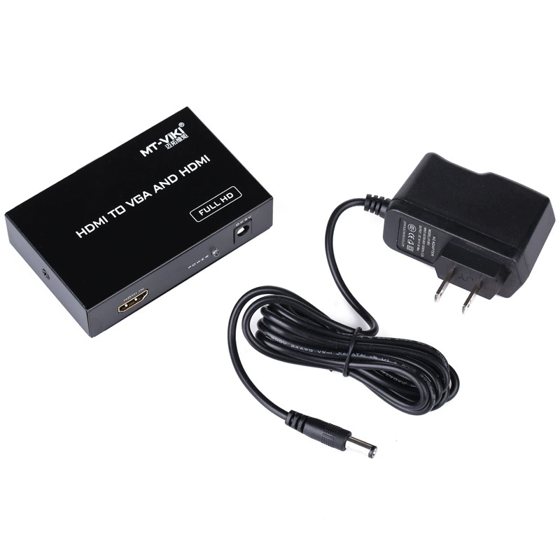 Переходник Magota Rugs HDMI на VGA + конвертер с последовательностью 3,5 мм аудио 1 к 2 выход MT-HV03