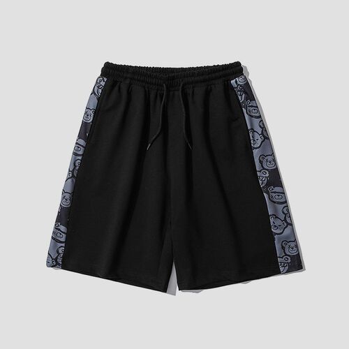 Men's Loose Fit Casual Streetwear 5-inch Short Sport Shorts Unisex Outdoor Straight Leg Summer Thin Pants