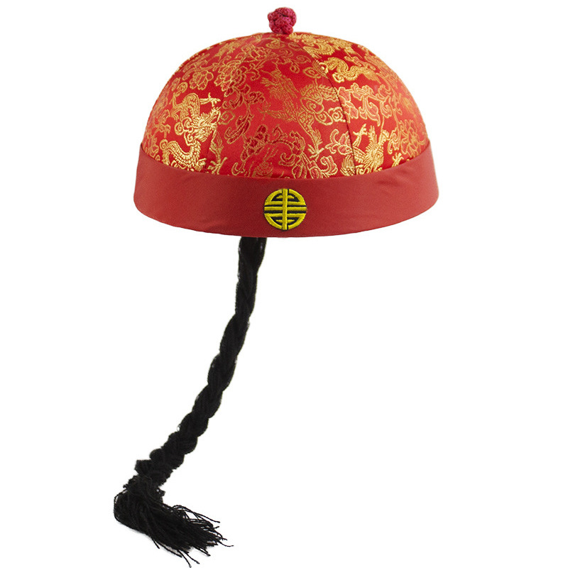 All red yellow embroidery