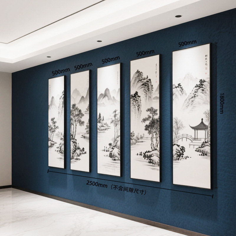 Acoustic Painting for Soundproofing, Sound-Absorbing Hanging Painting for Home Theater, Ktv Soundproofing Panel, Piano Room, Conference Room, Mid-High Frequency Shockproof Sound-Absorbing Painting