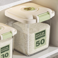 米バケツ家庭用 2025 新しい 25kg パック食品グレード米箱防虫防湿密封穀物小麦粉保存米缶
