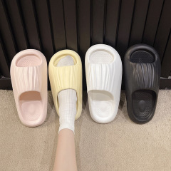 EVA厚底スリッパ、女性用夏用消臭・滑り止めアウターウェア、家庭用屋内入浴用おしゃれホームスリッパ