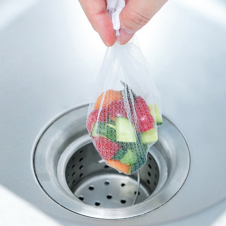 家庭用キッチン目詰まり防止シンクフィルタープール排水フィルターゴミ袋屋台残留物防水袋|undefined
