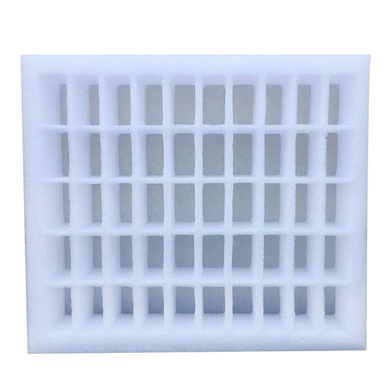 二代蓝牙耳机托盘包装 白色加厚50枚装异形孔耳机出厂珍珠棉内衬