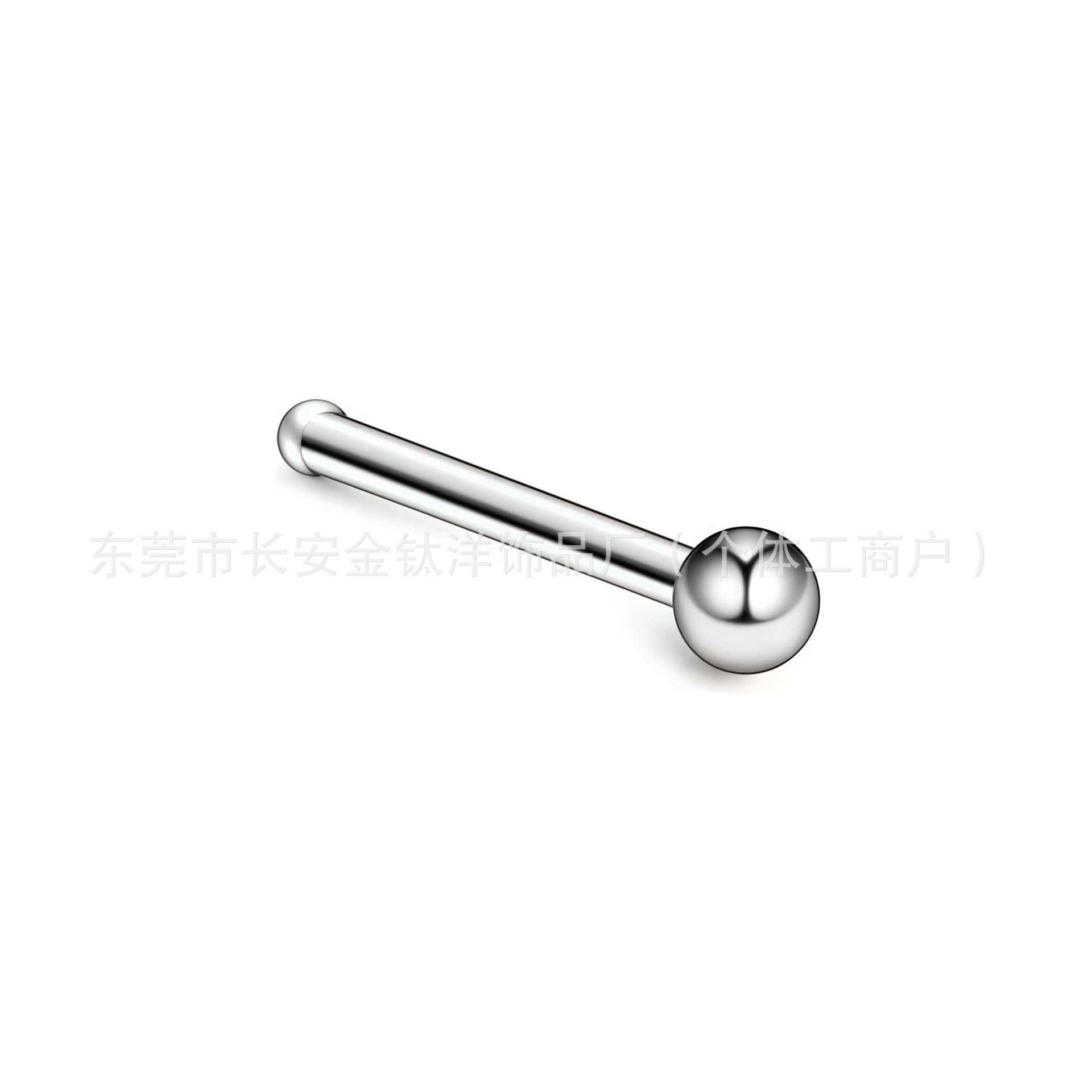 Labret piercing jewelry detail image