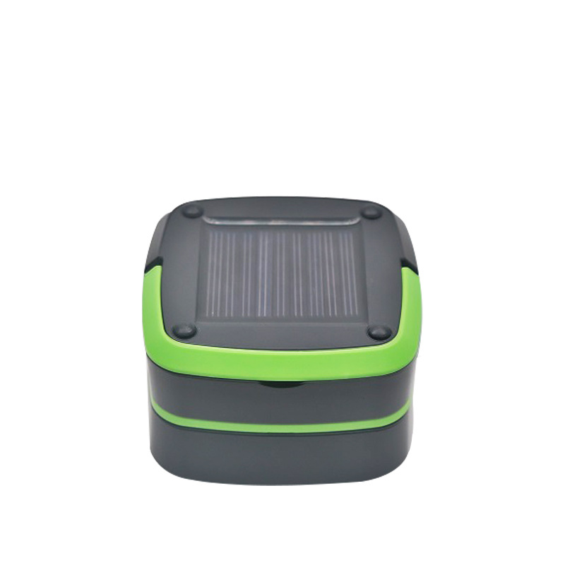 Plegable nuevo solar al aire libre USB recargable portátil jardín lámpara hogar impermeable portátil carpa lámpara de inducción