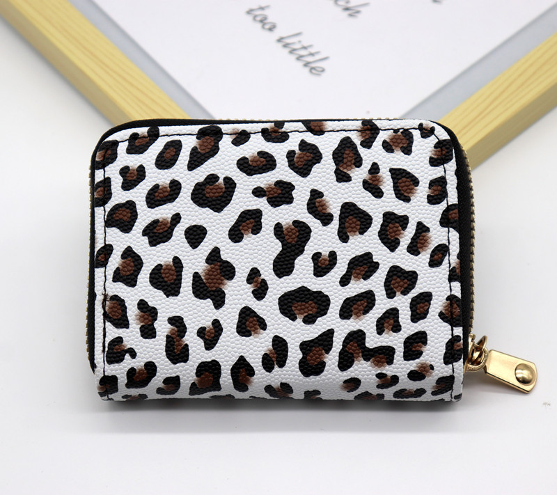 Unisex Zebra Snakeskin Leopard Pu Leather Zipper Card Holders display picture 3