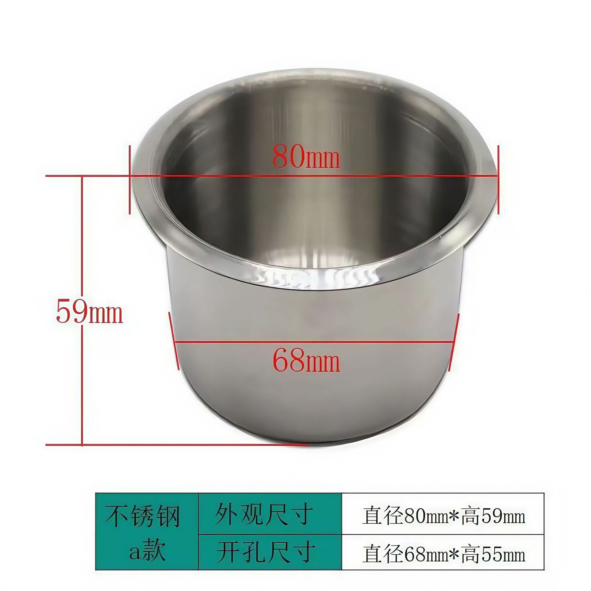 FUENTE fabricante mesa de café taza de acero inoxidable sala de ajedrez taza de agua titular hogar Cenicero sofá apoyabrazos taza de aluminio