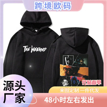 Retro The Weeknd Graphic Hoody After印花连帽衫时尚休闲卫衣