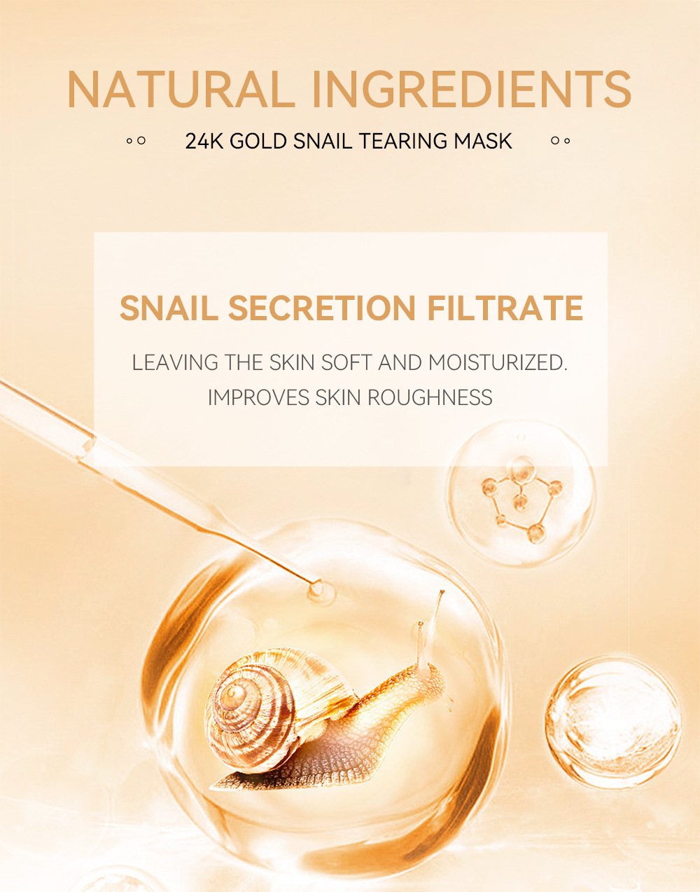 LAIKOU Gold Leaf Peel-off Mask 50g (Color box) Pore Cleansing Skin care products Cross-border supply undefined