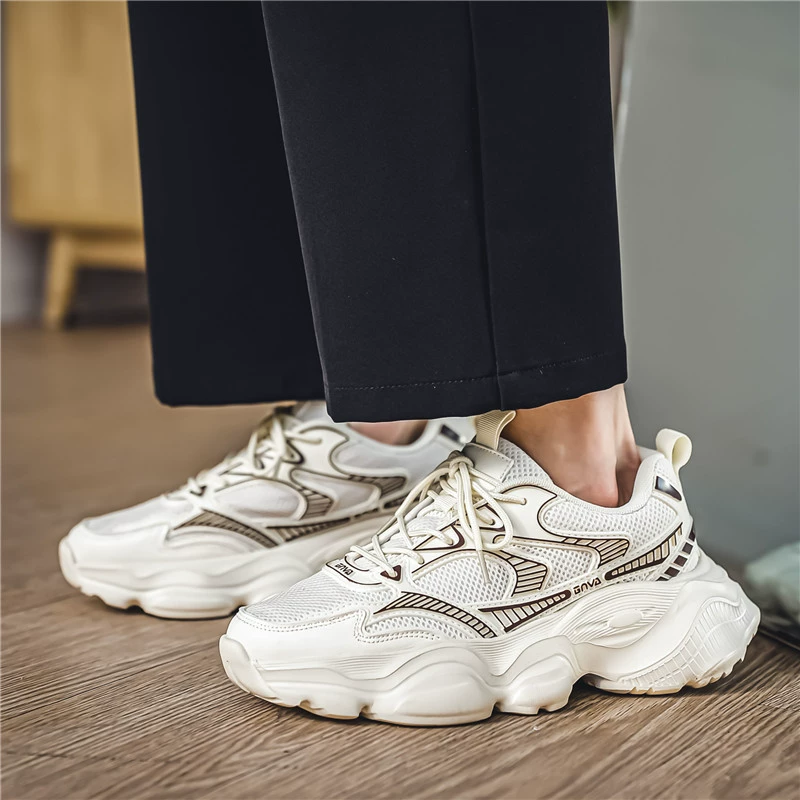 Платформенные спортивные кроссовки, амортизирующие, для досуга, осенние, размеры 39–44