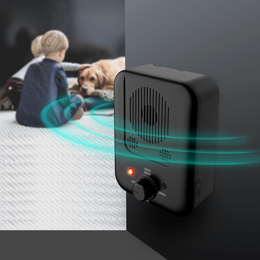 Repelente de Perros Portátil Recargable, Dispositivo Inteligente de Entrenamiento para Perros en Casa, Dispositivo Ultrasónico Antiladridos image 3